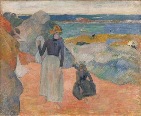 Am Strand 1889 – Paul Gauguin Paul Gauguin 85x75