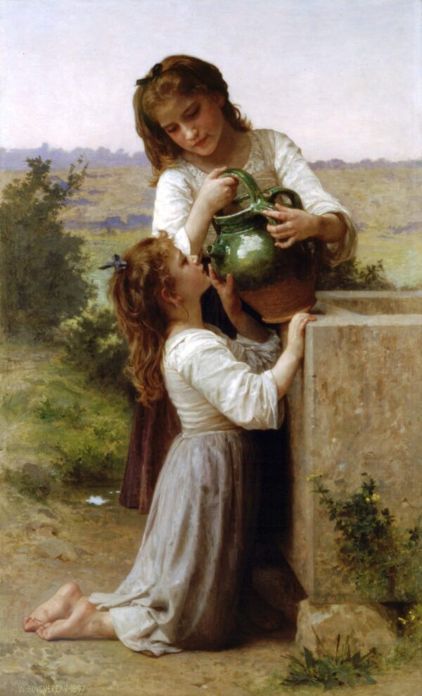 An der Quelle – William Bouguereau William Bouguereau 70x105