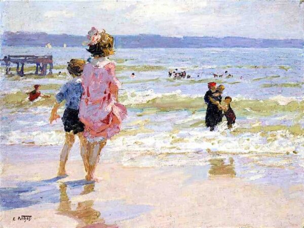 Am Strand – Edward Henry Potthast Edward Henry Potthast 85x75