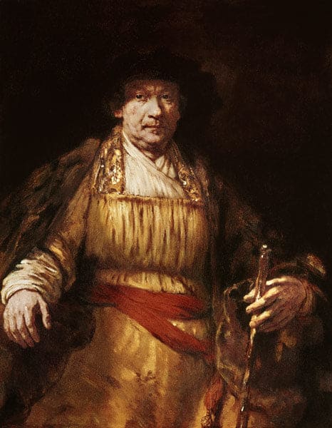 Auto-Porträt III – Rembrandt van Rijn Rembrandt van Rijn 70x85