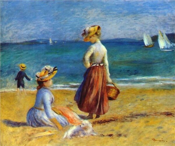 Figuren am Strand – Pierre-Auguste Renoir Pierre-Auguste Renoir 85x75