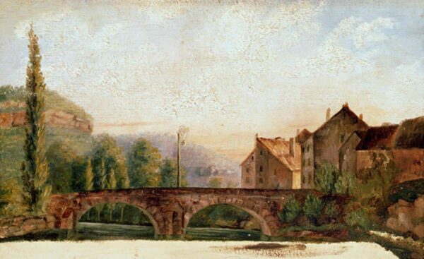 Pont de Nahin Ornans – Gustave Courbet Gustave Courbet 105x70