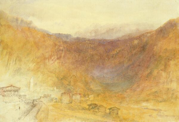 Der Brünigpass von Meiringen aus – William Turner J.M.W. Turner 105x70