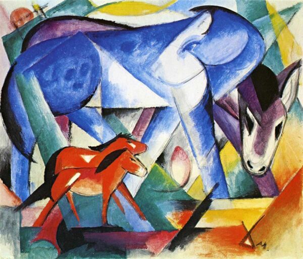 Die ersten Tiere – Franz Marc Franz Marc 85x75