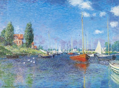 Rotes Boot, Argenteuil – Claude Monet Claude Monet 85x75