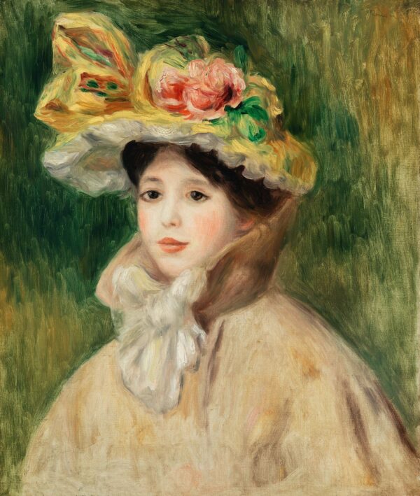 Frau mit Schiffermütze – Pierre-Auguste Renoir Pierre-Auguste Renoir 70x85