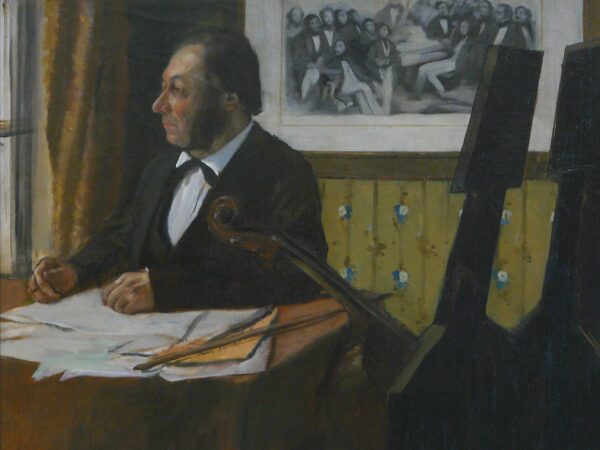 Louis-Marie Pilet, Cellist des Pariser Opernorchesters – Edgar Degas Edgar Degas 85x75