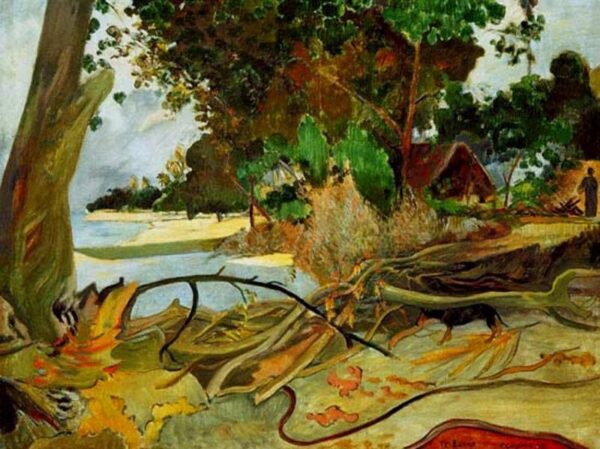 Te burao (Hibiskus) – Paul Gauguin Paul Gauguin 85x75