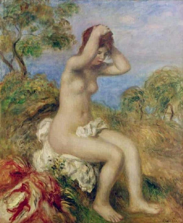 Mädchen beim Baden – Pierre-Auguste Renoir Pierre-Auguste Renoir 70x85