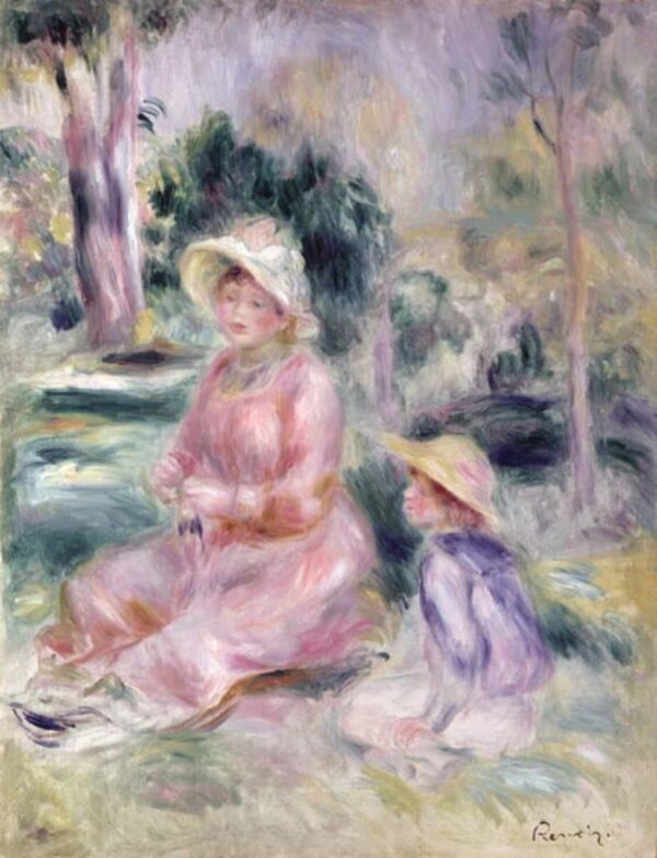 Madame Renoir und ihr Sohn Pierre – Pierre-Auguste Renoir Pierre-Auguste Renoir 70x85