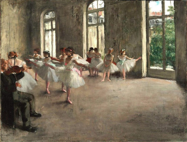 Wiederholung des Balletts – Edgar Degas Edgar Degas 85x75