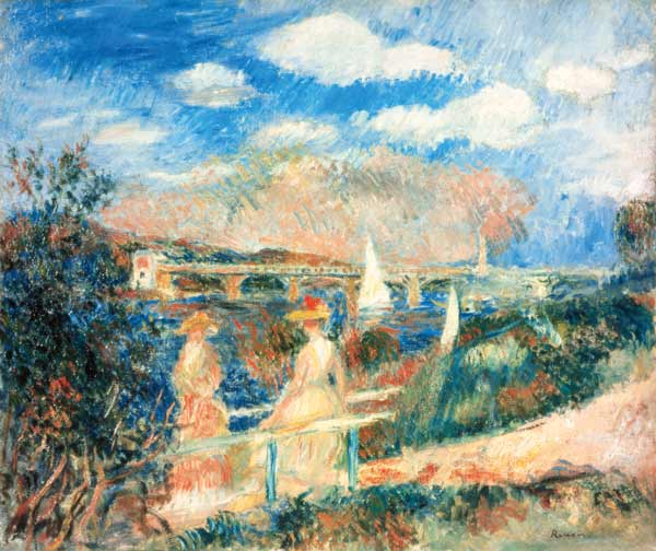 Die Ufer der Seine in Argenteuil – Pierre-Auguste Renoir Pierre-Auguste Renoir 85x75