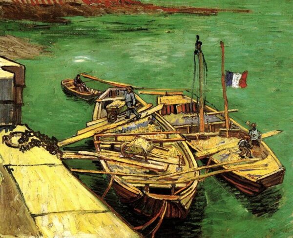 Die festgemachten Boote – Van Gogh Vincent Van Gogh 85x75