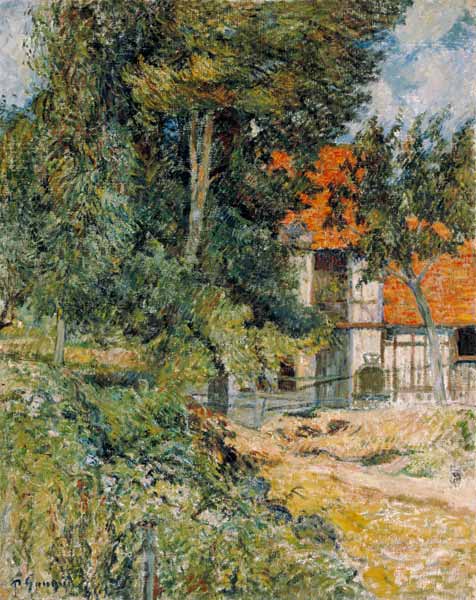 Bauernhof in der Normandie – Paul Gauguin Paul Gauguin 70x85