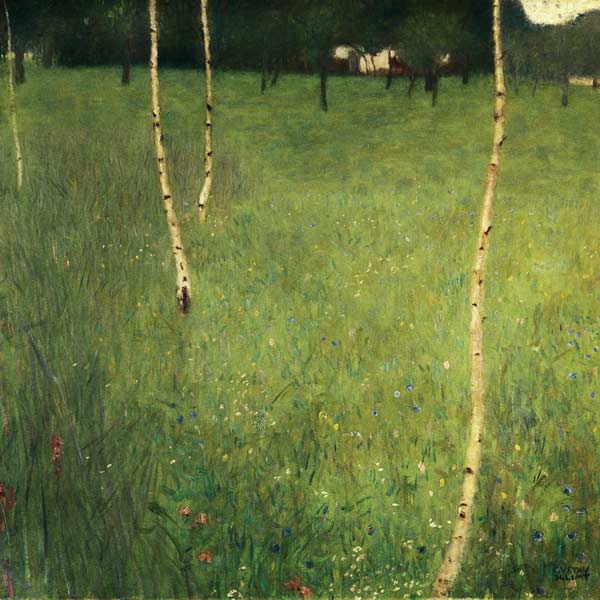 Ferme mit Birken – Gustav Klimt Gustav Klimt 70x70