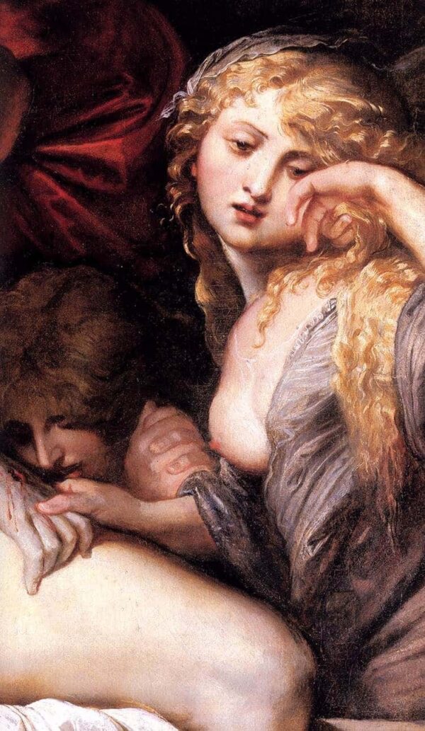 Marie-Madeleine, Detail der Kreuzabnahme – Peter Paul Rubens Peter Paul Rubens 70x120