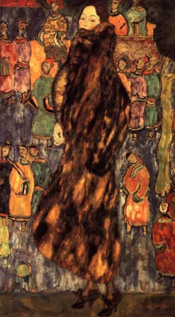 Das Fell des Stinktiers (unvollendet) – Gustav Klimt Gustav Klimt 70x120