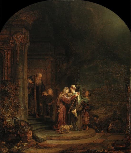 Der Besuch – Rembrandt van Rijn Rembrandt van Rijn 70x85