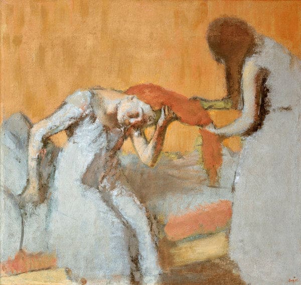 Sich die Haare kämmen – Edgar Degas Edgar Degas 70x70