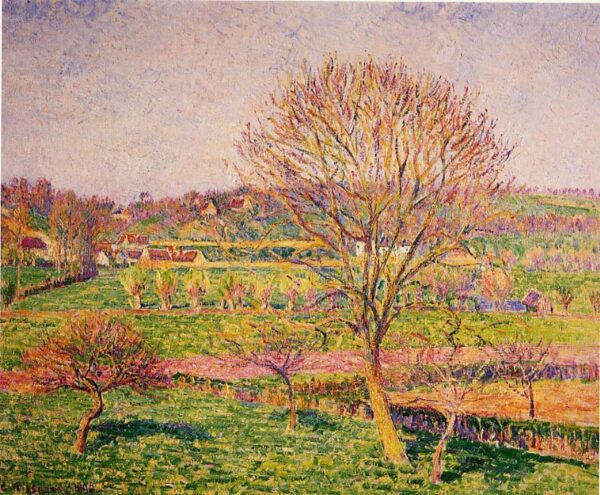 Großer Nussbaum in Eragny – Camille Pissarro Camille Pissarro 85x75