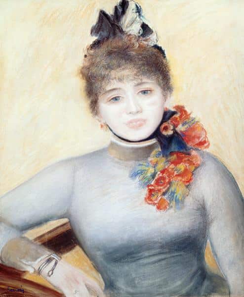 Porträt von Caroline Remy (Séverine) – Pierre-Auguste Renoir Pierre-Auguste Renoir 70x85