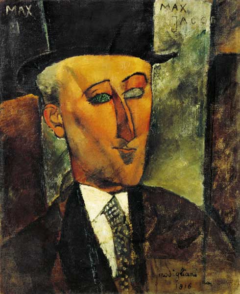 Porträt von Max Jacob – Amedeo Modigliani Amedeo Modigliani 70x85