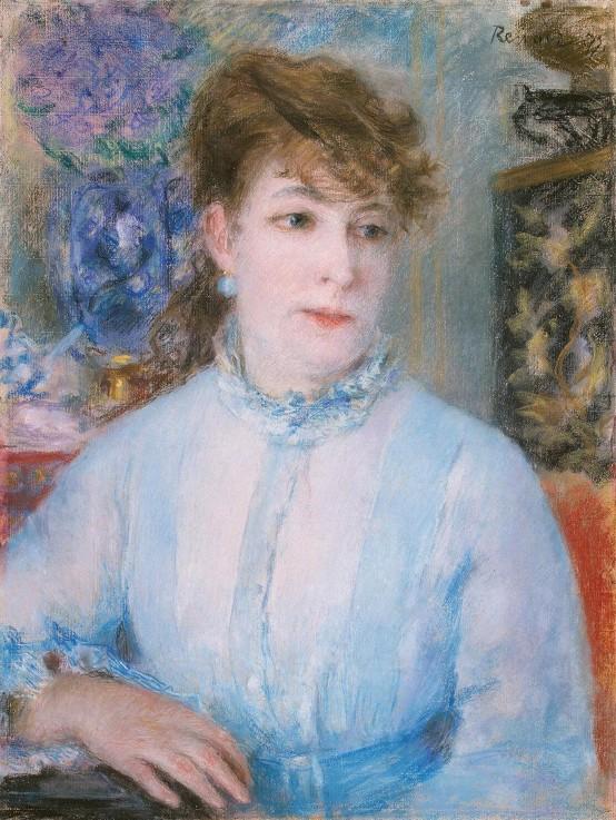 Porträt einer Frau – Pierre-Auguste Renoir Pierre-Auguste Renoir 70x85