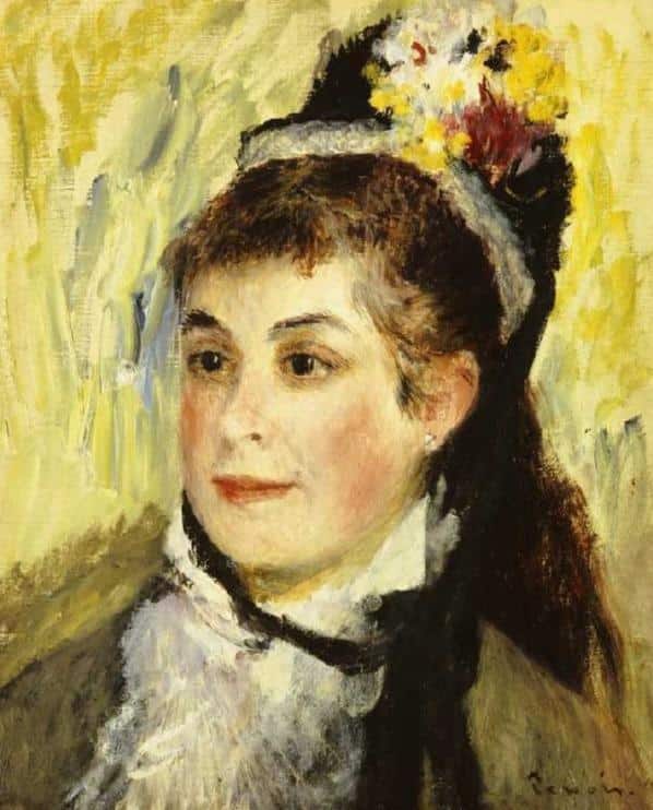 Porträt von Madame Edmond Renoir – Pierre-Auguste Renoir Pierre-Auguste Renoir 70x85