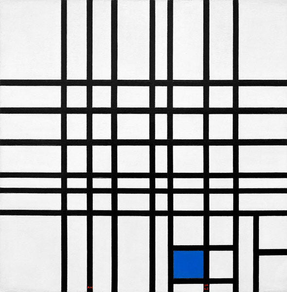 Komposition Nr. 12 – Mondrian Piet Mondrian 70x70