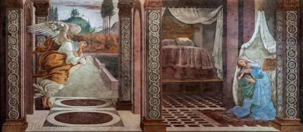 Verkündigung für S. Martino – Sandro Botticelli Sandro Botticelli 160x70