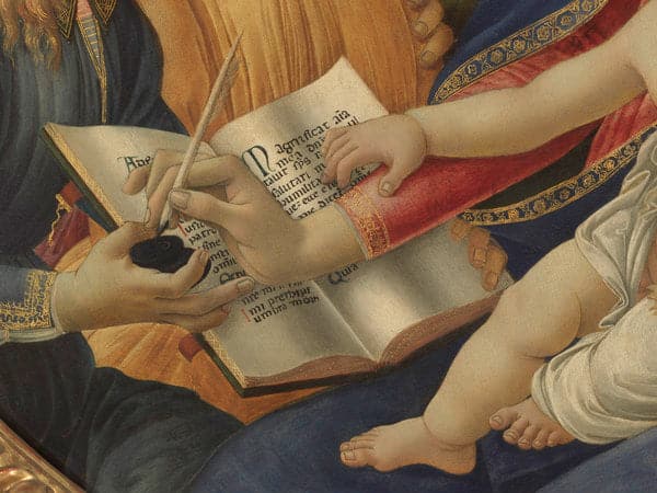 Madonna Magnificat, Detail – Sandro Botticelli Sandro Botticelli 85x75