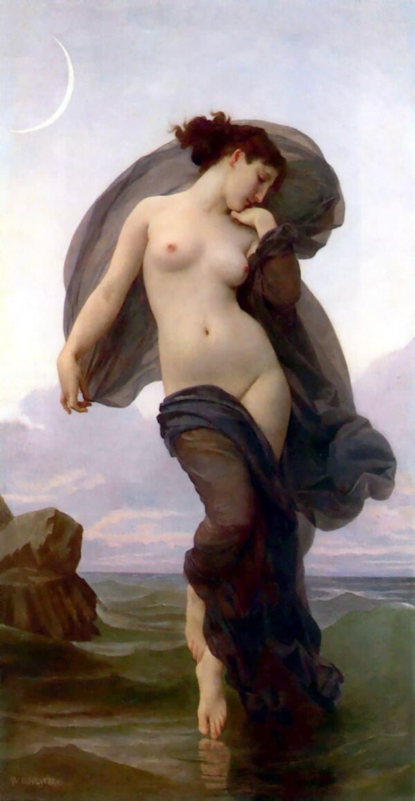 Stimmung in der Dämmerung – William Bouguereau Beliebte Bilder 70x140