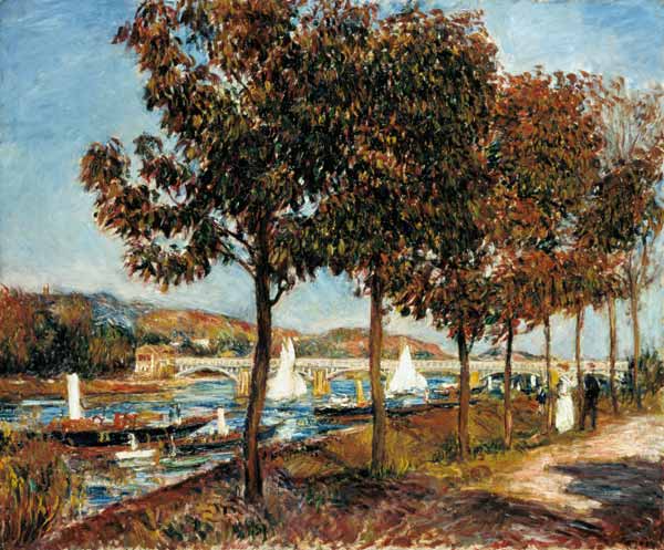 Die Brücke von Argenteuil – Pierre-Auguste Renoir Pierre-Auguste Renoir 85x75