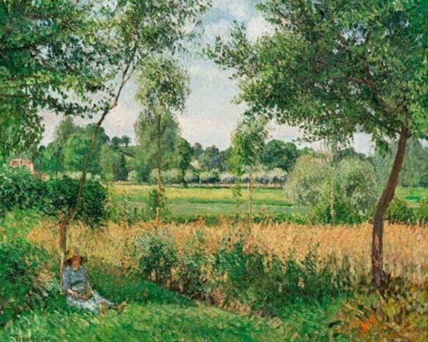 Morgen, Sonne, Eragny – Camille Pissarro Camille Pissarro 85x75