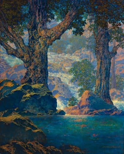 Kaskaden (Stille Einsamkeit) – Maxfield Parrish Maxfield Parrish 70x85