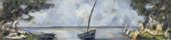 Bote und Badende – Paul Cézanne Paul Cézanne 180x60