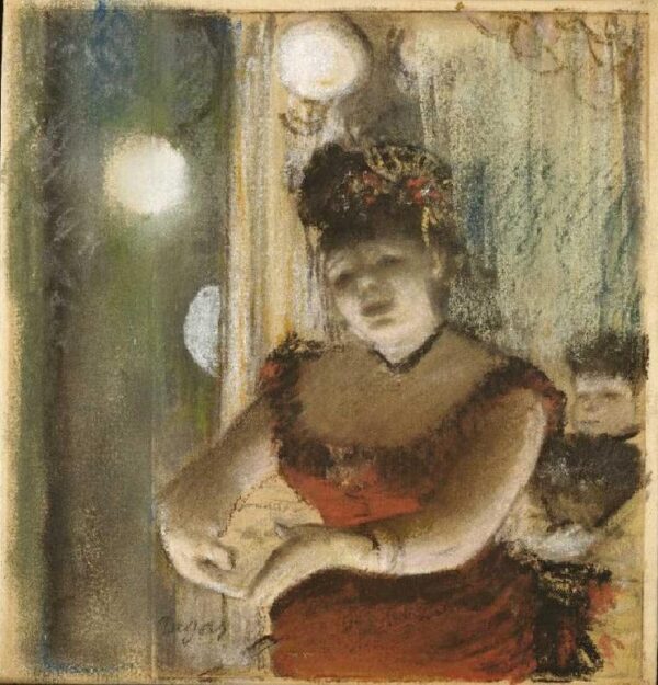 Sängerin im Café – Edgar Degas Edgar Degas 70x70