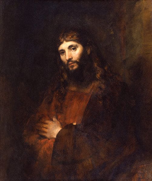 Der Christus mit gekreuzten Armen – Rembrandt van Rijn Rembrandt van Rijn 70x85