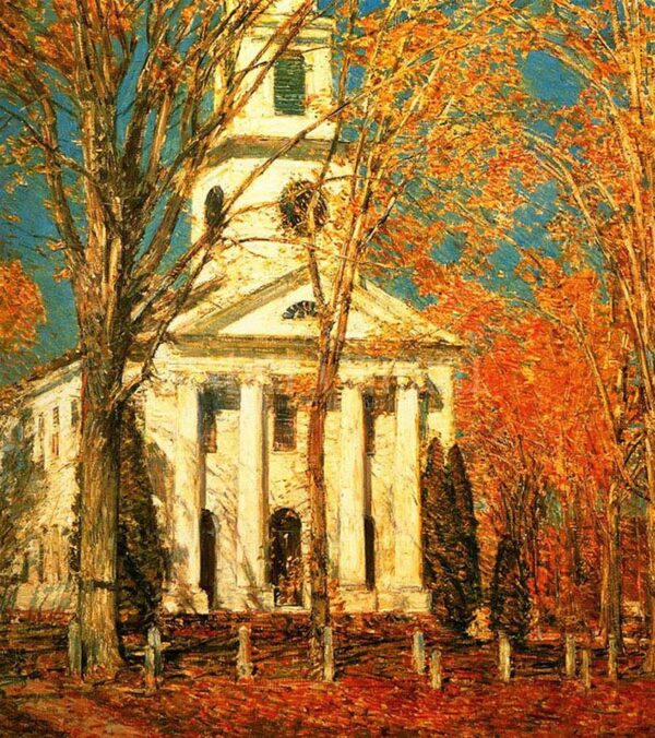 Kirche in Old Lyme – Childe Hassam Childe Hassam