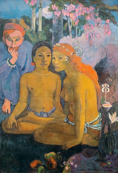 Barbarische Geschichten exotische Legenden – Paul Gauguin Paul Gauguin 70x105