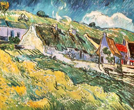 Ferienhäuser in Auvers-sur-Oise – Van Gogh Vincent Van Gogh 85x75