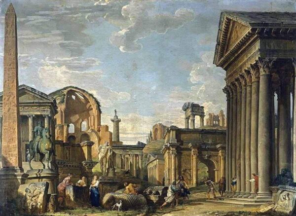 Capriccio Architektur, 1730 – Giovanni Paolo Panini Giovanni Paolo Panini