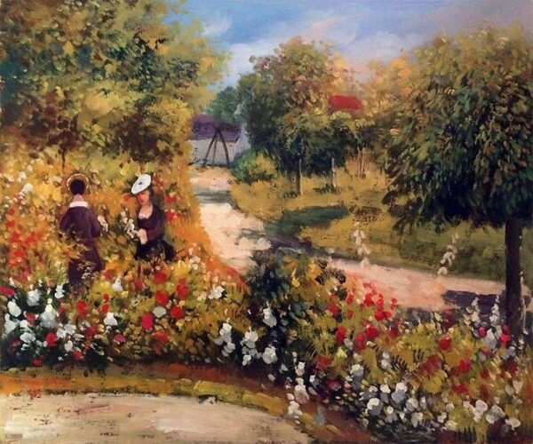 Jardin à Fontenay – Pierre-Auguste Renoir Pierre-Auguste Renoir 85x75