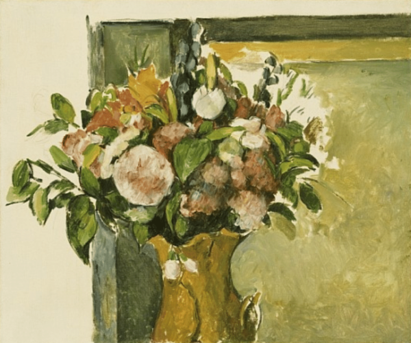 Blumen in einer Vase – Paul Cézanne Paul Cézanne 85x75