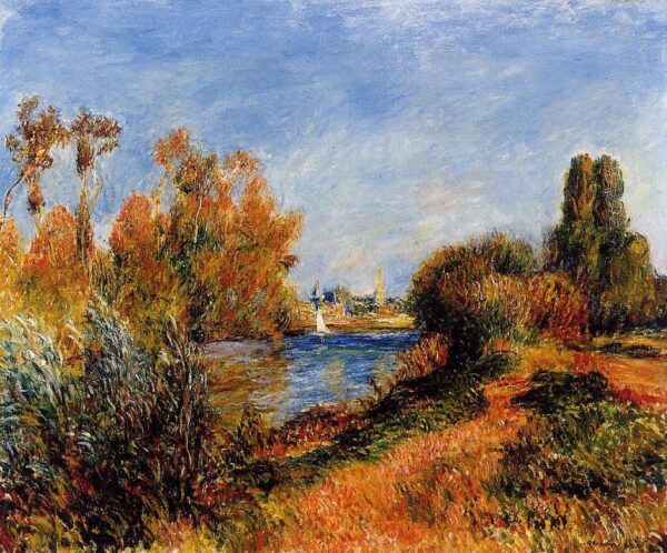 Die Seine in Argenteuil 1888 – Pierre-Auguste Renoir Pierre-Auguste Renoir 85x75