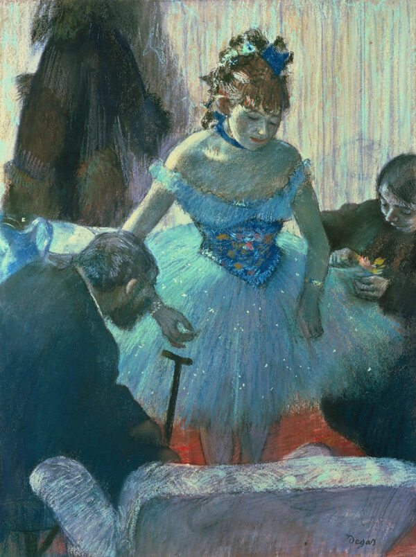 Tänzerin in ihrer Garderobe – Edgar Degas Edgar Degas 70x85