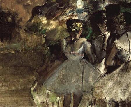 Drei Tänzerinnen in den Flügeln – Edgar Degas Edgar Degas 85x75