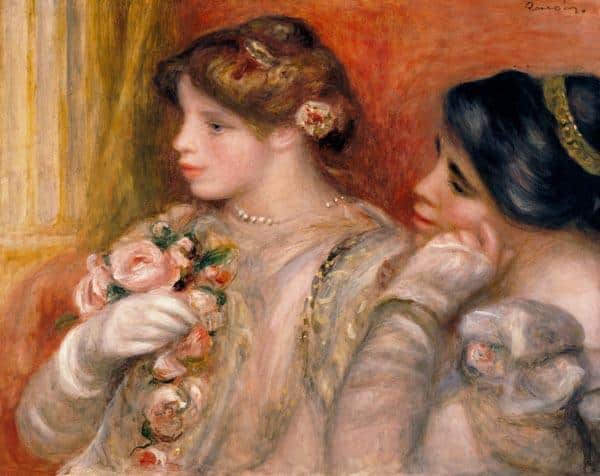 In der Loge, c.1908 – Pierre-Auguste Renoir Pierre-Auguste Renoir 85x75