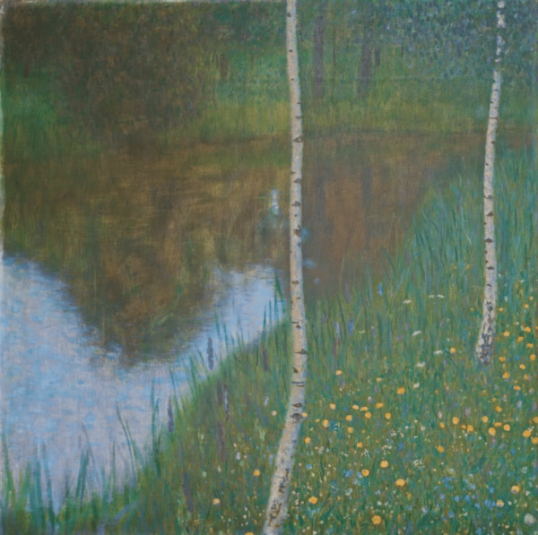 Ufer am See mit Birken – Gustav Klimt Gustav Klimt 70x70