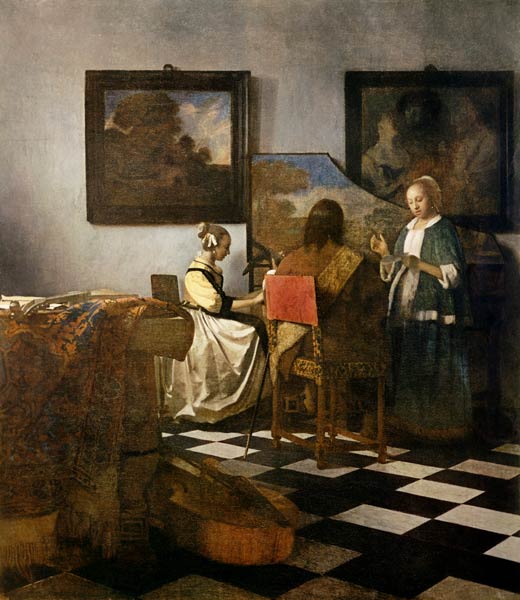 Das Konzert – Johannes Vermeer Jan Vermeer 70x85